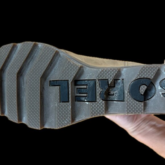 Sorel Joan of Artic II Waterproof Wedge Boots (Ash Brown) Size 8.5 - Picture 5 of 8